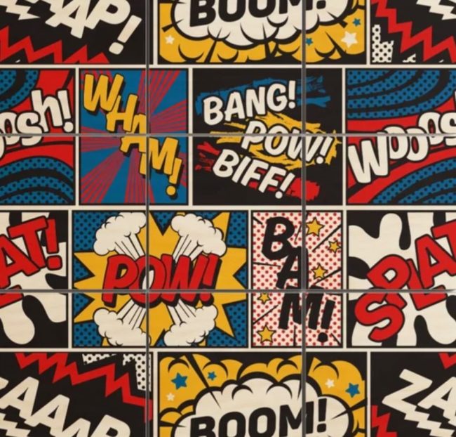 wham, bang, pow - comic drawing