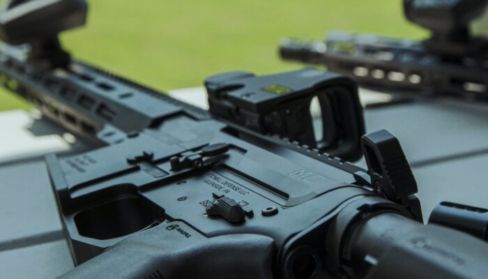 rifle close up