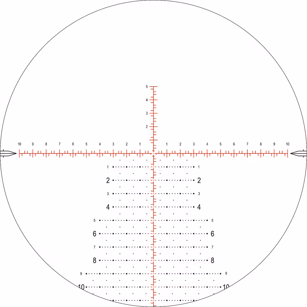 Nightforce Mil Xt Reticle (2) Reticle View